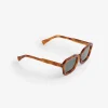 Scalpers Glasses<Tortoiseshell Effect Paste Square Sunglasses