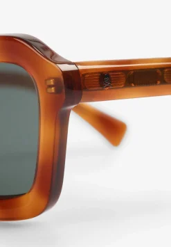 Scalpers Glasses<Tortoiseshell Effect Paste Square Sunglasses