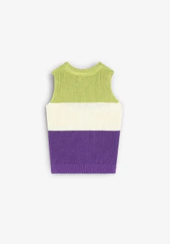 Scalpers Spot<Tricolor Knitted Vest