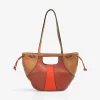 Scalpers Fur<Tricolor Leather Shoulder Bag