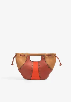 Scalpers Fur<Tricolor Leather Shoulder Bag