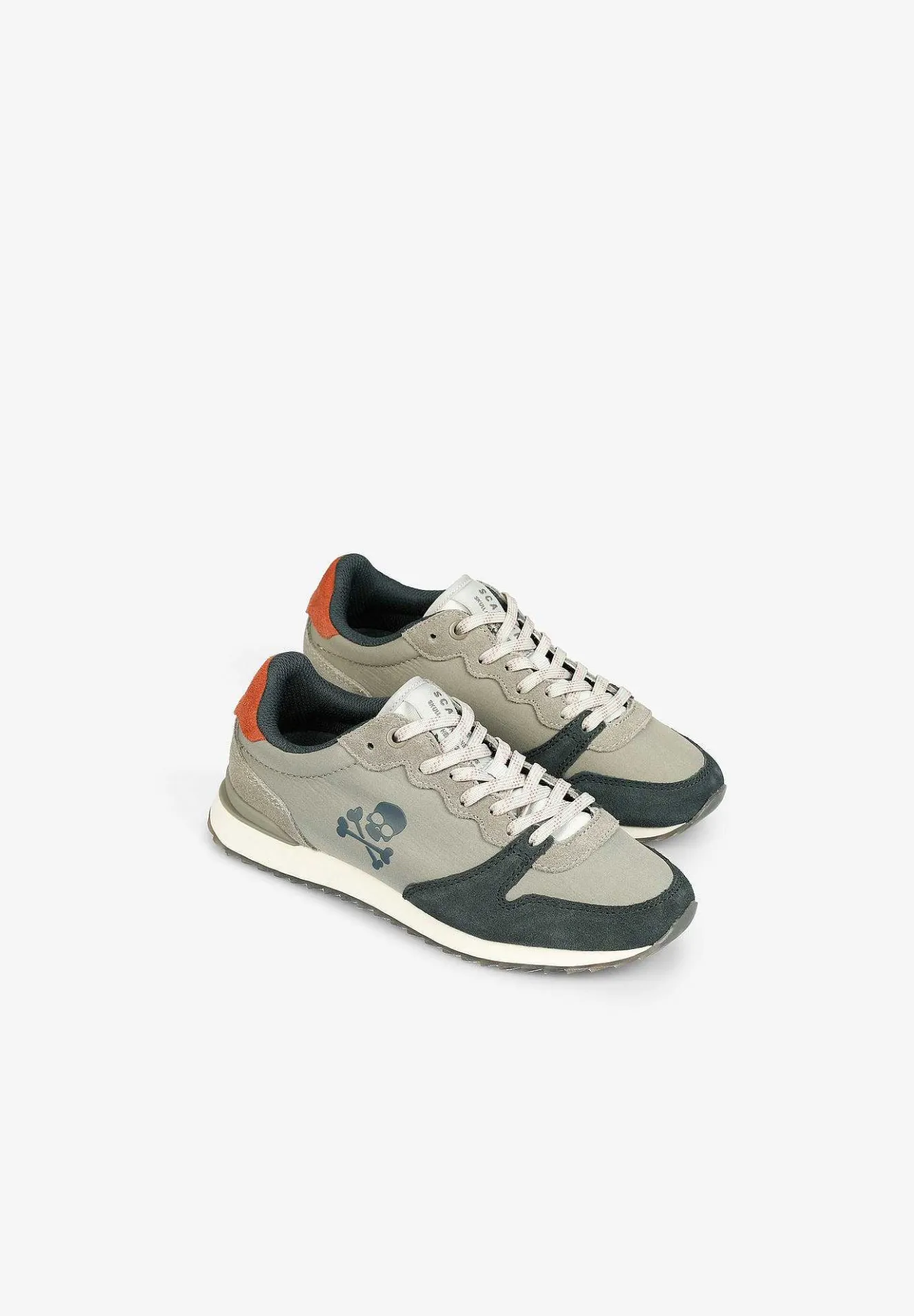 Scalpers Footwear<Tricolor Skull Sneakers