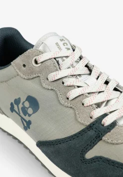 Scalpers Footwear<Tricolor Skull Sneakers