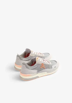 Scalpers Sneakers<Tricolor Suede Sneakers