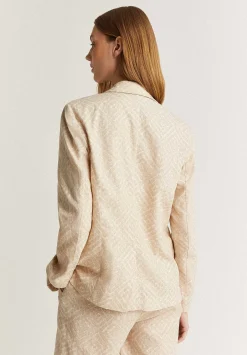 Scalpers Blazers And Vests<Trim Print Blazer
