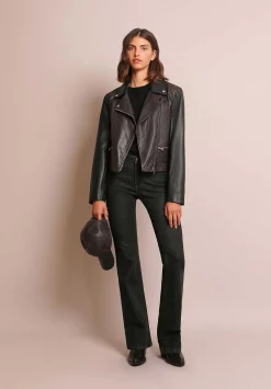 Scalpers Jackets And Trench<Two-Tone Biker Jacket