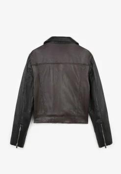 Scalpers Jackets And Trench<Two-Tone Biker Jacket