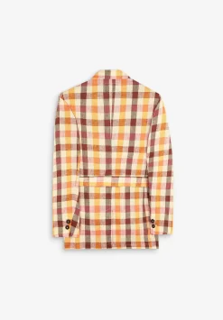 Scalpers Blazers And Vests<Vichy Linen Blazer