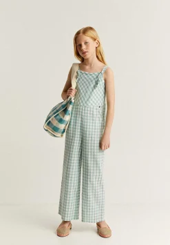 Scalpers Pants And Overalls<Vichy Texture Dungarees