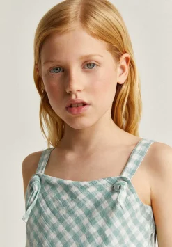 Scalpers Pants And Overalls<Vichy Texture Dungarees