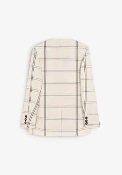 Scalpers Blazers And Vests<V-Neck Checked Blazer