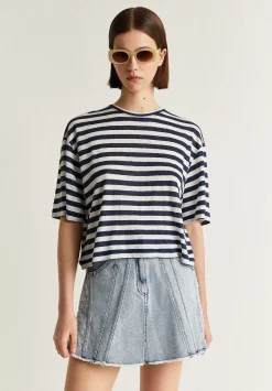 Scalpers Skirts<Washed Denim Mini Skirt