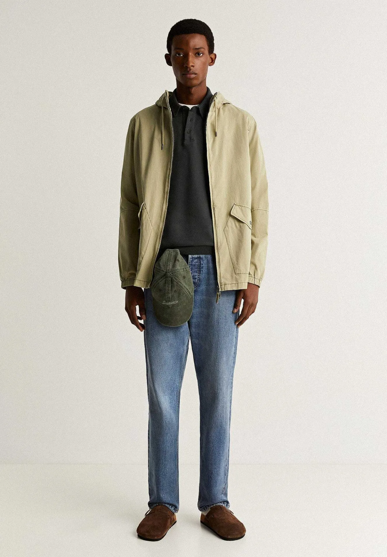 Scalpers Jackets And Jackets<Washed Effect Jacket
