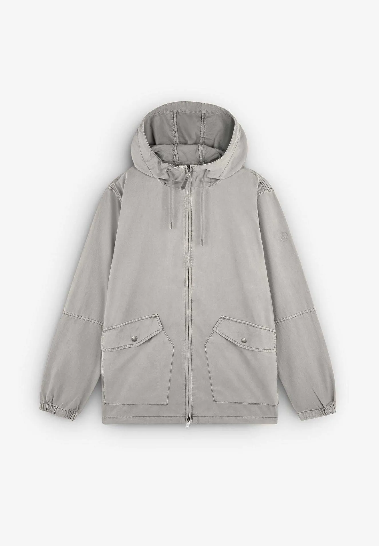 Scalpers Jackets And Jackets<Washed Effect Jacket