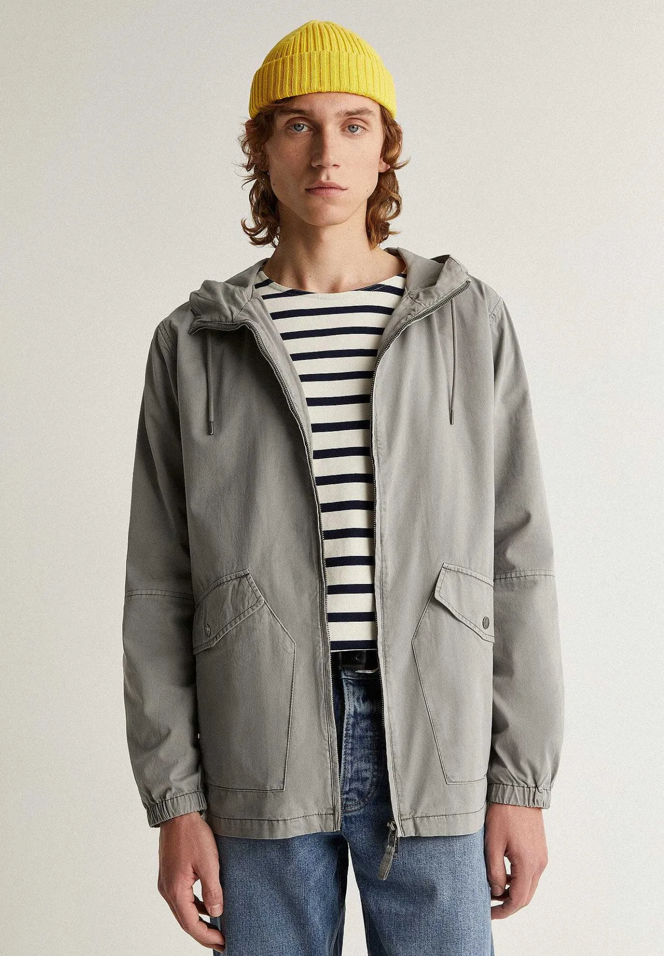 Scalpers Jackets And Jackets<Washed Effect Jacket