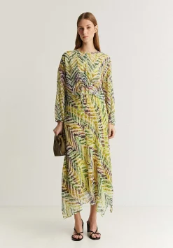 Scalpers Skirts<Zebra Print Midi Skirt
