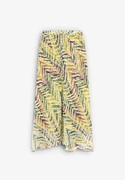 Scalpers Skirts<Zebra Print Midi Skirt