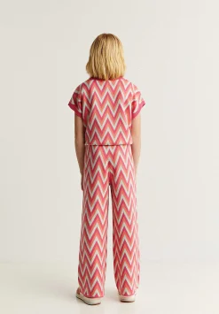 Scalpers Pants And Overalls<Zig Zag Knitted Pants