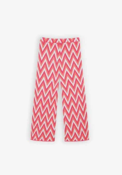 Scalpers Pants And Overalls<Zig Zag Knitted Pants