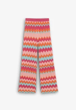 Scalpers Pants<Zigzag Lurex Knitted Pants