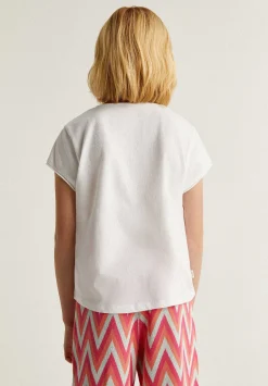 Scalpers Tshirts<Zigzag Print Skull T-Shirt