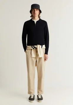 Scalpers Sweaters And Cardigans<Zipper Polo Sweater